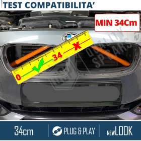 Orange Crash Bar Covers for BMW Z4 G29 Front Grill | Rigid Radiator Protection Bars