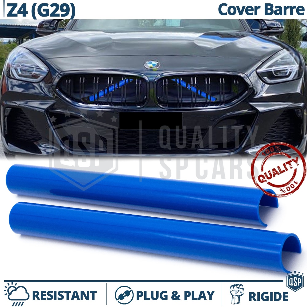 Barras Soporte Rejilla Azules para BMW Z4 G29 | Tiras Rigidas Protección Radiador Barras Soporte Rejilla Azules para BMW Z4 G29 | Tiras Rigidas Protección Radiador