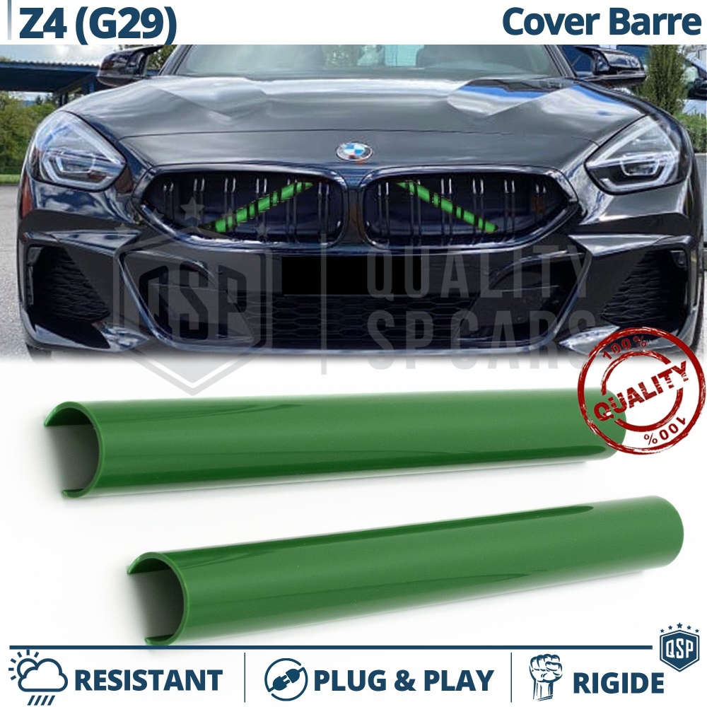 Barras Soporte Rejilla Verdes para BMW Z4 G29 | Tiras Rigidas Protección Radiador Barras Soporte Rejilla Verdes para BMW Z4 G29 | Tiras Rigidas Protección Radiador
