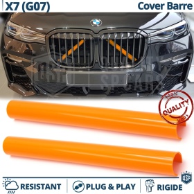 Cover Barre Radiatore per Bmw X7 G07 Arancioni | Fasce Rigide Professionali per Barre Trasversali