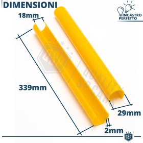 Yellow Crash Bar Covers for BMW X3 G01 Front Grill | Rigid Radiator Protection Bars