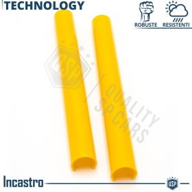Yellow Crash Bar Covers for BMW X3 G01 Front Grill | Rigid Radiator Protection Bars