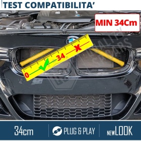 Yellow Crash Bar Covers for BMW X3 G01 Front Grill | Rigid Radiator Protection Bars
