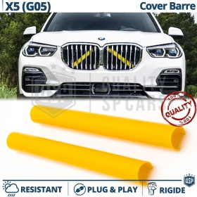 Cover Barre Radiatore per Bmw X5 G05 Gialle | Fasce Rigide Professionali per Barre Trasversali