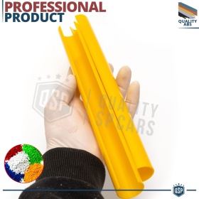 Barras Soporte Rejilla Amarillas para BMW Serie 5 G30, G31 | Tiras Rigidas Protección Radiador