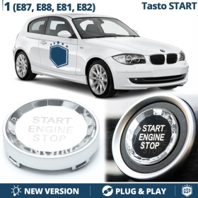 Botón de Arranque START STOP  para Bmw Serie 1 E87 E88 E81 E82 | Pulsador Arranque CRISTAL