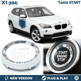 Botón de Arranque START STOP para Bmw X1 E84 | Pulsador Arranque CRISTAL Cromado