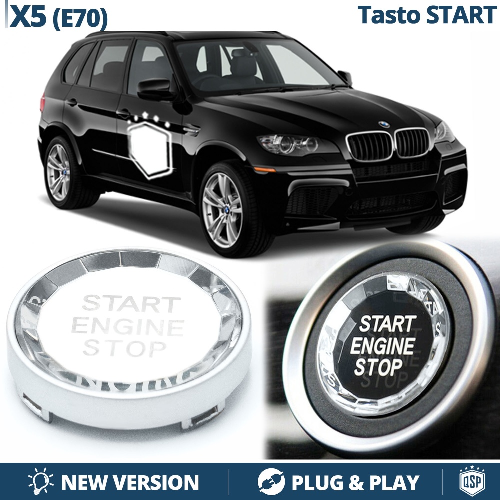 Engine Start Stop Button for Bmw X5 E70 | START STOP Button CRYSTAL Chromed Engine Start Stop Button for Bmw X5 E70 | START STOP Button CRYSTAL Chromed