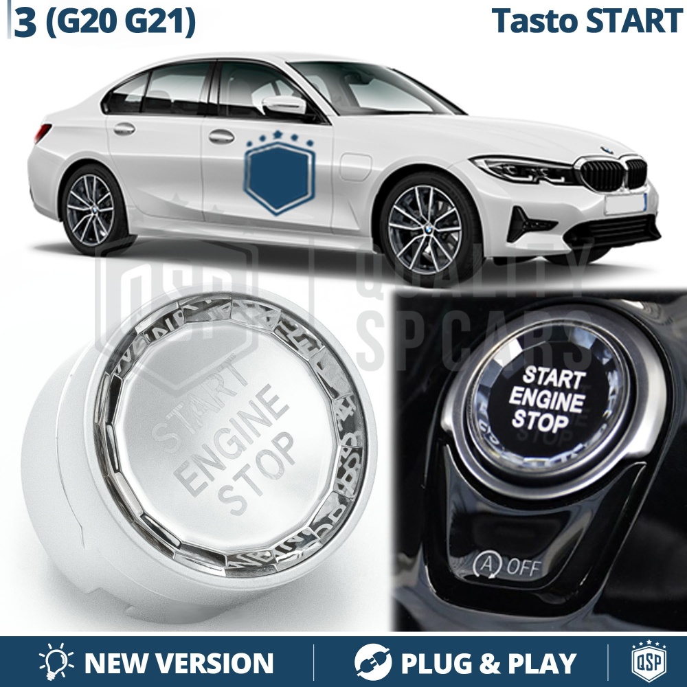 Engine Start Stop Button for Bmw 3 Series G20, G21 with OFF Button | START STOP Button CRYSTAL Engine Start Stop Button for Bmw 3 Series G20, G21 with OFF Button | START STOP Button CRYSTAL