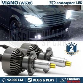 Kit LED H7 para Mercedes CLASE V W639 03-10 Luces de Cruce | Bombillas Led Canbus 6500K 12000LM