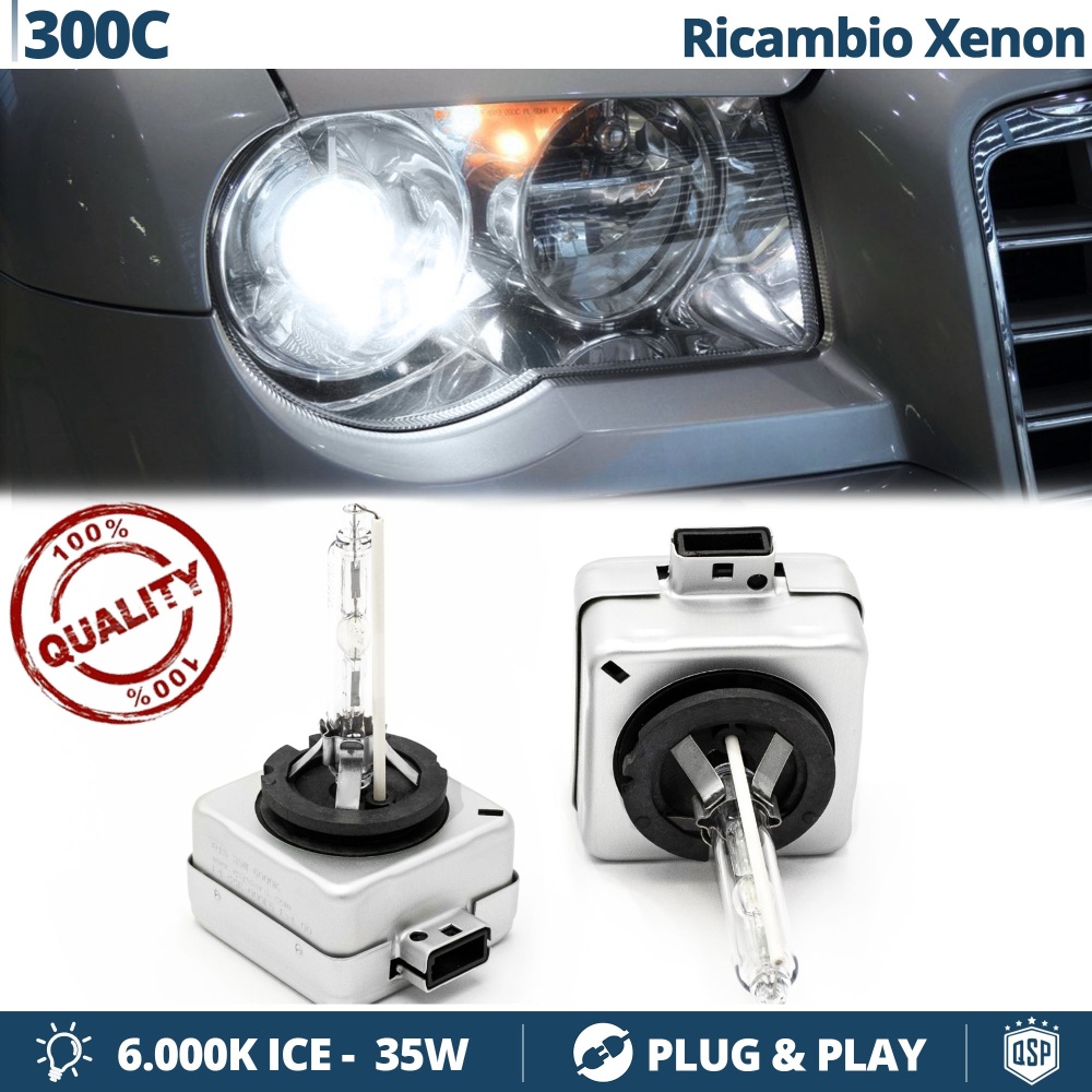2x Bombillas Xenon D1S de Repuesto para CHRYSLER 300 C  Luz 6.000K Blanco Frio Lámpara 35W