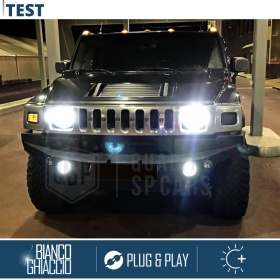 Kit LED Anabbaglianti + Abbaglianti per HUMMER H2 CANbus | 6500K Bianco Ghiaccio 12000LM