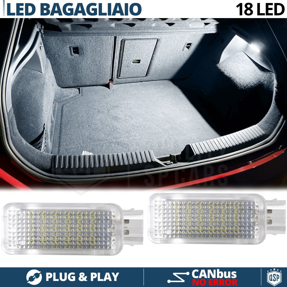 2 Luces de Maletero LED para BMW | Luces Interiores Coche BLANCAS | CANbus NO Errores