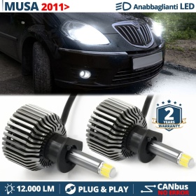 KIT LED H1 CANbus para LANCIA MUSA Facelift (desde 2011) Luces de Cruce Lenticulares | 6500K 12000LM