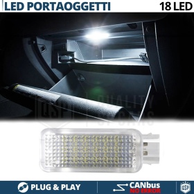 2 Luces de Guantera LED para BMW | Luces Interiores Coche BLANCAS | CANbus NO Errores