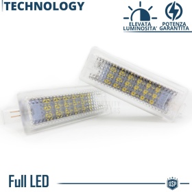 2 Luces de Pies LED para MINI | Luces Interiores Coche BLANCAS | CANbus NO Errores