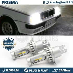 Kit Led H4 para LANCIA PRISMA Luces de Cruce + Carretera 6500K 8000LM | Plug & Play CANbus