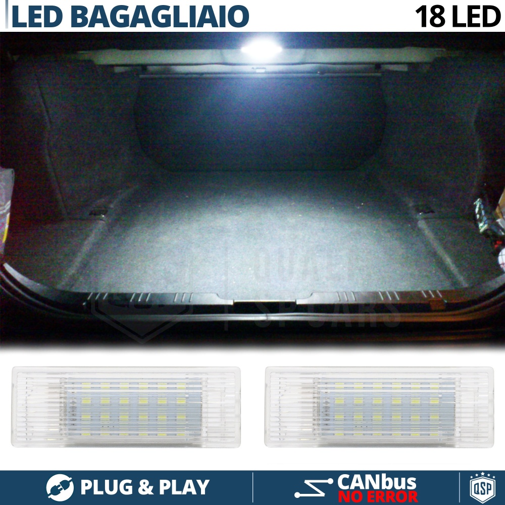 2 LED Rear Trunk Lights for BMW | Interior ICE White Lights 6500K CANbus Error FREE 2 LED Rear Trunk Lights for BMW | Interior ICE White Lights 6500K CANbus Error FREE