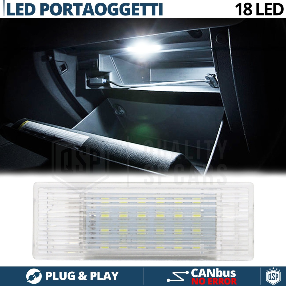 2 Luces de Guantera LED para BMW i3 | Luces Interiores Coche BLANCAS | CANbus NO Errores