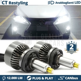 Kit LED H11 para LEXUS CT Facelift Luces de Cruce | Bombillas CANbus Blanco Frio 6500K 12000LM