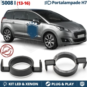 2X Adaptatores del Retenedor Soporte Bombilla para Montaje KIT LED H7 para PEUGEOT 5008 1 Facelift (13-16)