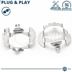 2X Adaptatores del Retenedor Soporte Bombilla para Montaje KIT LED H7 para Bmw