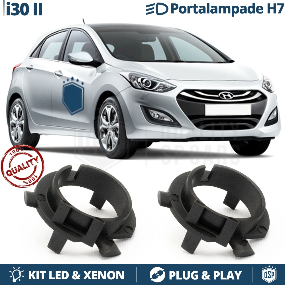 2X Adaptatores del Retenedor Soporte Bombilla para Montaje KIT LED H7 para HYUNDAI i30 2 (11-16) 2X Adaptatores del Retenedor Soporte Bombilla para Montaje KIT LED H7 para HYUNDAI i30 2 (11-16)