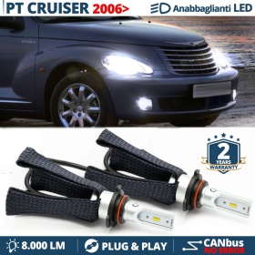 Kit Luci LED per CHRYSLER PT CRUISER Restyling Anabbaglianti HB4 CANbus | Bianco Puro 6500K 8000LM