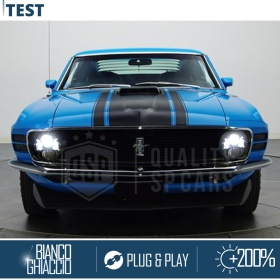2 Faros Delanteros LED 7" para FORD MUSTANG MK1 6500K | Luces de Cruce + Carretera + Posición