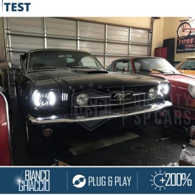 2 Faros Delanteros LED 7" para FORD MUSTANG MK1 6500K | DRL, Cruce, Carretera, Intermitentes