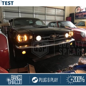 2 Faros Delanteros LED 7" para FORD MUSTANG MK1 6500K | DRL, Cruce, Carretera, Intermitentes