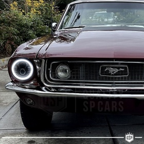 FAROS LED Angel Eyes para FORD MUSTANG MK2, Luz Blanca 6500K | APROBADO