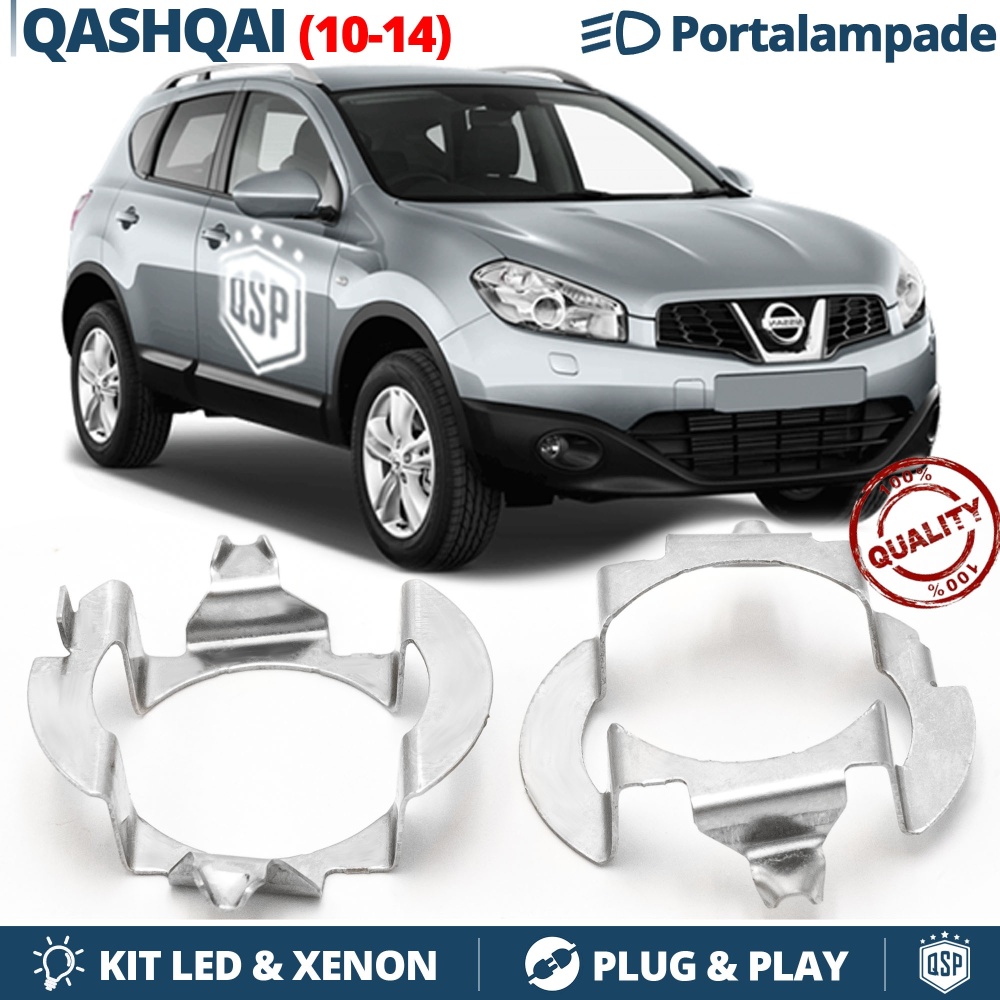 2X Adaptatores del Retenedor Soporte Bombilla para Montaje KIT LED H7 para NISSAN QASHQAI J10 Facelift 2X Adaptatores del Retenedor Soporte Bombilla para Montaje KIT LED H7 para NISSAN QASHQAI J10 Facelift