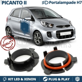 2X Adaptatores del Retenedor Soporte Bombilla para Montaje KIT LED H7 para KIA PICANTO 2