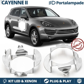 2X Scheinwerfer Lampe Halter Adapter KIT H7 LED-Halterung für PORSCHE CAYENNE 2 (10-14)