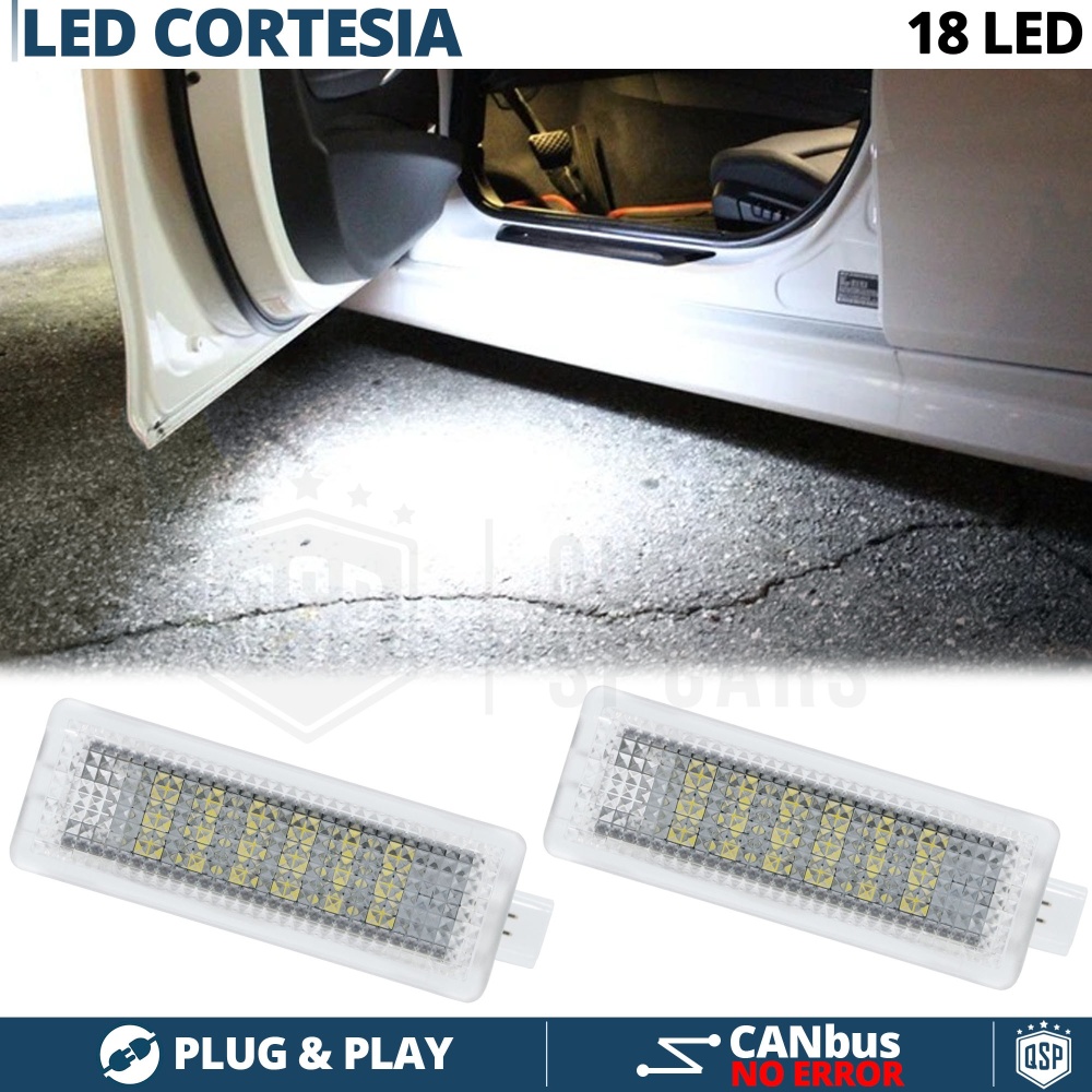 2 Luces de Cortesia LED para LAND ROVER Freelander 2 | Plafones Debajo Puerta Luz BLANCA | CANbus 2 Luces de Cortesia LED para LAND ROVER Freelander 2 | Plafones Debajo Puerta Luz BLANCA | CANbus