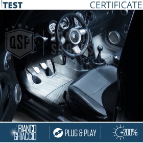 2 Luces de Pies LED para MINI R50, R52, R53 | Luces Interiores Coche BLANCAS | CANbus NO Errores