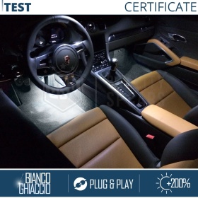 2 Luces de Pies LED para Porsche CAYENNE 2 958-92A | Luces Interiores BLANCAS | CANbus