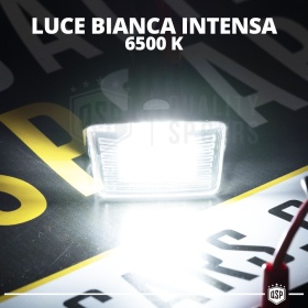 2 Luces de Matrícula LED para PEUGEOT 406 SW (99-05) | Plafones Led CANbus 6500K Blanco Frío