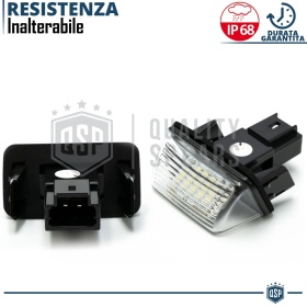 2 Luces de Matrícula LED para PEUGEOT 406 SW (99-05) | Plafones Led CANbus 6500K Blanco Frío