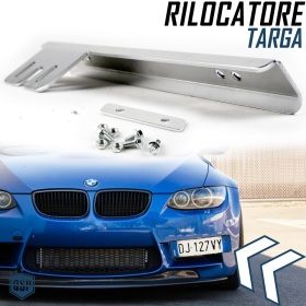 Soporte de MATRÍCULA DELANTERA para Smart Kit de Reubicación LATERAL de Placa En Acero Anodizado