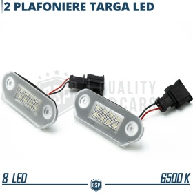 2 LED License Plate Lights for VOLKSWAGEN GOLF 3 | CANbus, Plug & Play | 6500K Cool White