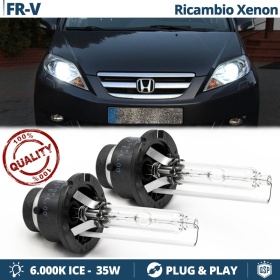 Coppia Lampadine di Ricambio Bi-Xenon per HONDA FR-V Luci Bianco Ghiaccio 6000K 35W