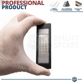 2x Plafonnieres Led Éclairage Plaque Immatriculation pour BMW Série 1 F20 15-18, Canbus, 24 LED 6.500K Blanc Pure, Installation Facile
