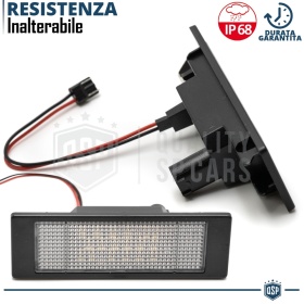 2x Plafonnieres Led Éclairage Plaque Immatriculation pour BMW Série 1 F20 15-18, Canbus, 24 LED 6.500K Blanc Pure, Installation Facile