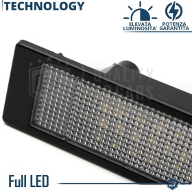 2x Plafonnieres Led Éclairage Plaque Immatriculation pour BMW Série 1 F20 15-18, Canbus, 24 LED 6.500K Blanc Pure, Installation Facile