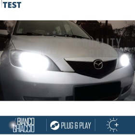 Kit Led H4 para MAZDA 2 DY 02-05 Luces de Cruce + Carretera 6500k 8000LM | Plug & Play CANbus
