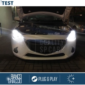 Lampade LED H4 per MAZDA 2 DJ Anabbaglianti + Abbaglianti CANbus | 6500K Bianco Ghiaccio