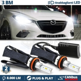 Bombillas LED H11 para MAZDA 3 BM Luces de Cruce CANbus | 6500K Blanco Frío 8000LM