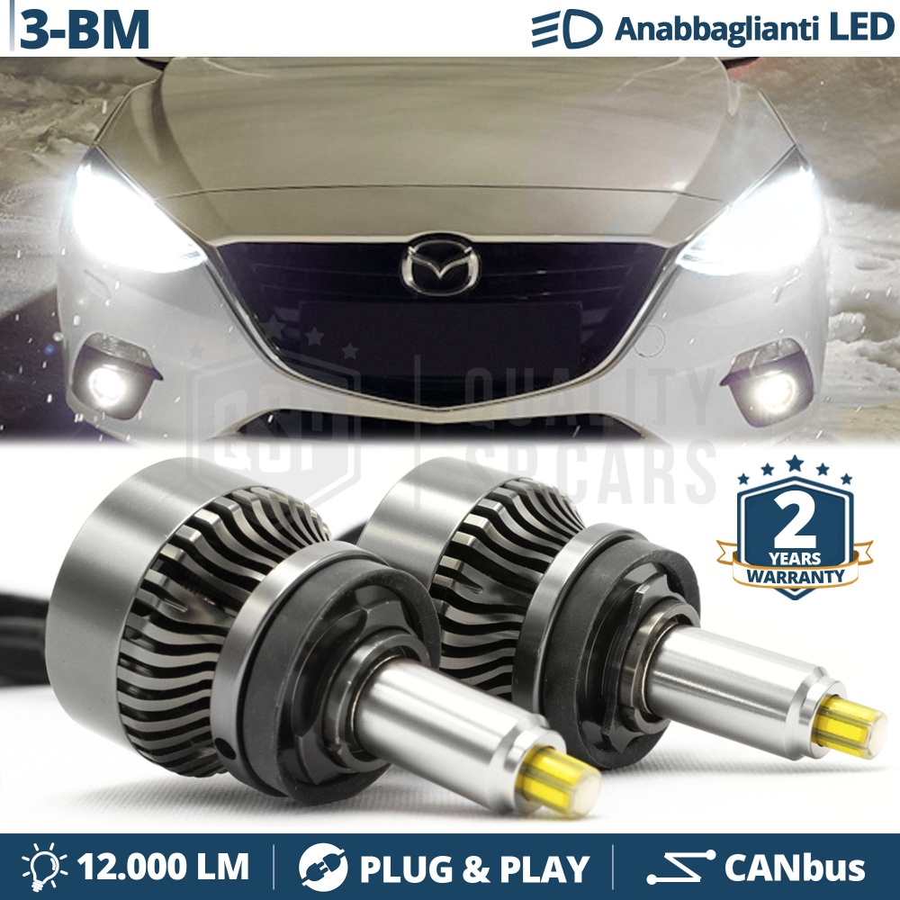 Kit LED H11 para MAZDA 3 BM Luces de Cruce Bombillas LED CANbus | 6500K 12000LM